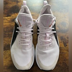 Nike Women's Pink and Black Sneakers